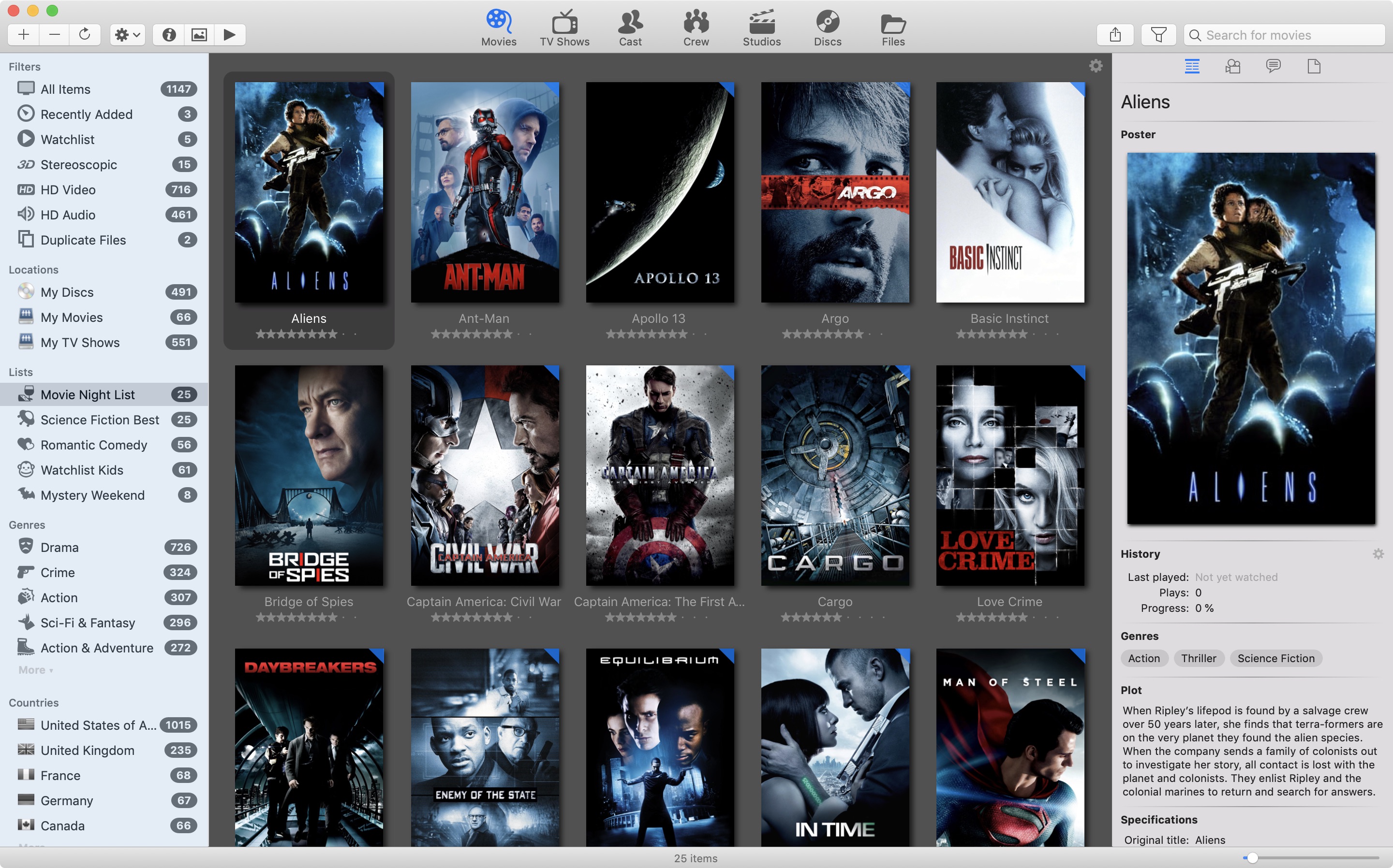 Movie Explorer Pro Blu-rays