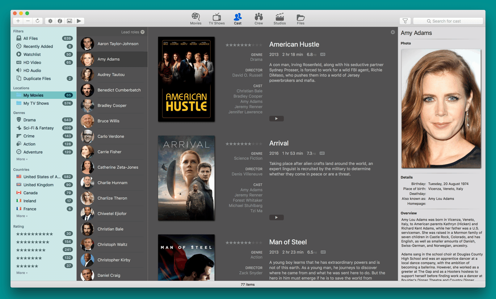 betamagic movie explorer multiple genres